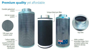 Pro Grow Hydroponic Carbon Filter - 150 x 300mm