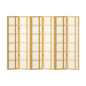 Room Divider Screen | Privacy | Wood Dividers | 6 Panel | Nova Natural