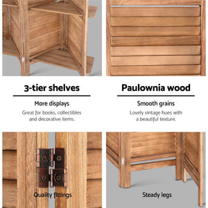 Foldable Timber 8 Panel Room Divider / Room Privacy Screen
