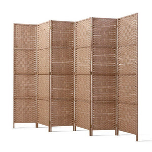 Foldable Timber 6 Panel Room Divider / Room Privacy Screen