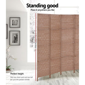 Foldable Timber 6 Panel Room Divider / Room Privacy Screen