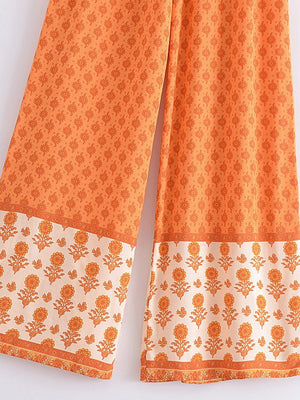 Women's Bohemian Hippie Styled Loose Long Pants | Comfortable Fit | S-L