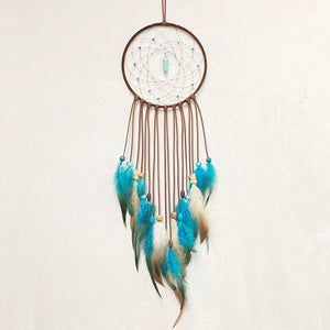 Blue Sun, Moon And Star Dream Catcher Set