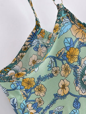 Women' 60's Child Two Piece Suit | Strapless Top + Bohemian Loose Pants | S-L