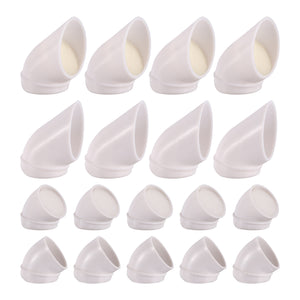 10pcs Hydroponic PVC Pot Inserts | Various Sizes & Designs