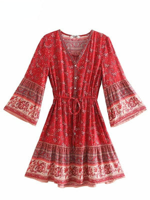 New Bohemian Summer Beach Dress | Fee Spirit | Various Colours | S-XL