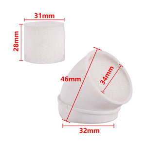 10pcs Hydroponic PVC Pot Inserts | Various Sizes & Designs