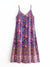 Women's Beautiful Lace Up Boho Dress | V-Neck | S-L