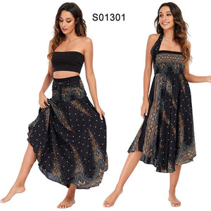Women's Deep Space Child Versatile Bohemian Skirt Dress | Dual Purpose | Free Size