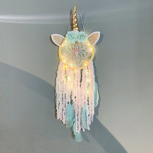Cute Girls Unicorn Dream Catchers | Various Styles | Fairy Light Options Available