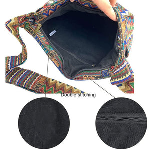 Fabric Hobo Shoulder Bag