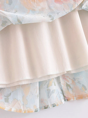 Women's Elegant Bohemian Deep V-Neck Dress | Floral Print | S-XL