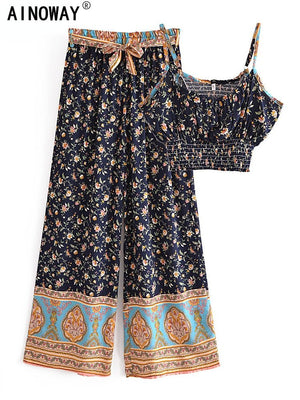 Cute Women's Hippie Outfit | Festival Set | Various Colours | S-L