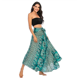Women's Peaceful Versatile Bohemian Skirt Dress | Dual Purpose | Free Size