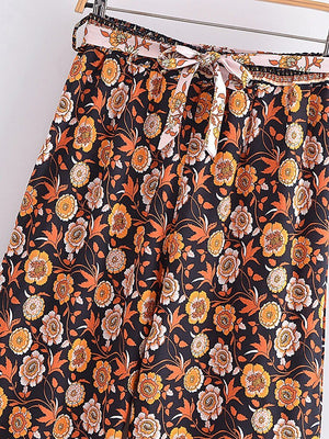 Women's Bohemian Hippie Styled Loose Long Pants | 2 Colours Available | S-L