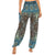 Women's Hippie Yoga Pants | Blue Hippie Design | Free Size
