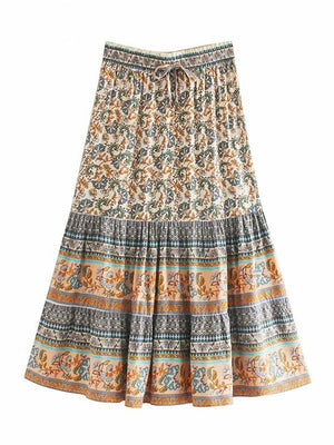 Vintage Women's Designer Boho Skirt | S-L | Two Colours