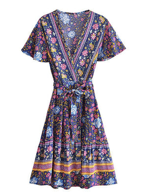 New Bohemian Beach Dress | Cotton Rayon | Various Colours | S-XL
