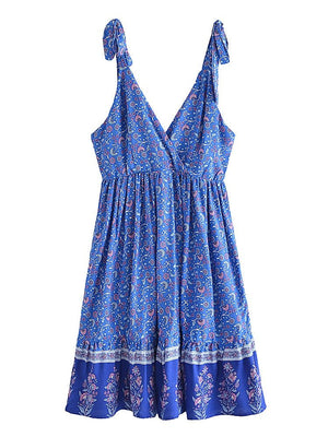 Women's Sexy Hippie Sleeveless Dress | S-L | Various Colours