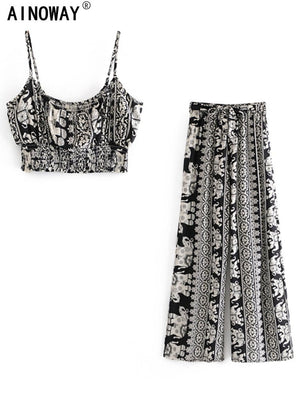 Cute Women's Hippie Outfit | Festival Set | Various Colours | S-L