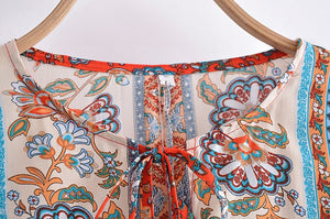 Women's Hippie & Bohemian Styled Loose Bouse | S-L | Two Colours