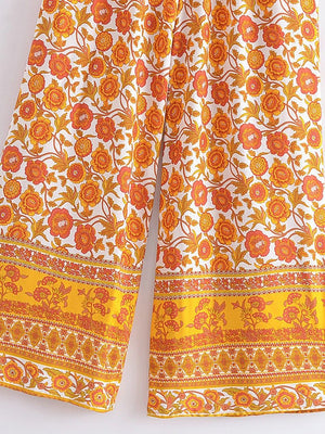 Women's Bohemian Hippie Styled Loose Long Pants | Comfortable Fit | S-L | Various Designs