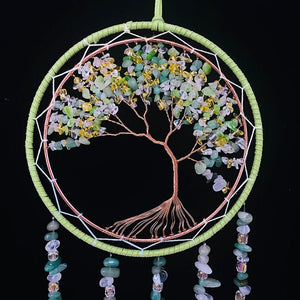 Tree Of Life Dream Catcher With Agnate