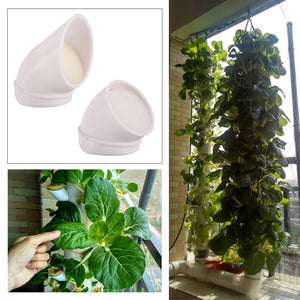 Hydroponic Vertical Garden PVC Insert Pots | 30PCS + Drill Bit