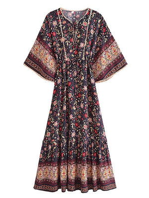 Bohemian Summer Dress | Multiple Colours | S-L