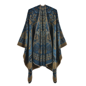 Tribal Styled Knitted Women's Poncho | Various Colours | Free Size