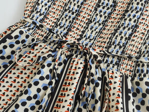 Casual Bohemian Summer Beach Romper | Spagetti Strap | S-L