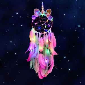 Cute Girls Unicorn Dream Catchers | Various Styles | Fairy Light Options Available