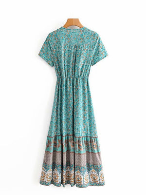 Beautiful Hippie Styled Long Dress | S-L | 3 Colours Available