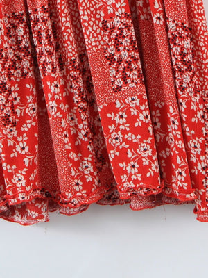 Women's Hippie Boho Summer Dress | S-L | Red, Yellow, Blue