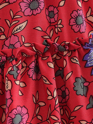 Vintage Styled Hippie Flower Skirt | Various Colours | S-L