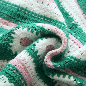 Bohemian Beach Crop Top | Knitted Cotton | Various Colours | Free Size