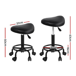 Swivel Saddle Salon Stool / Chair With Gas Lift
