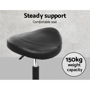 Swivel Saddle Salon Stool / Chair With Gas Lift
