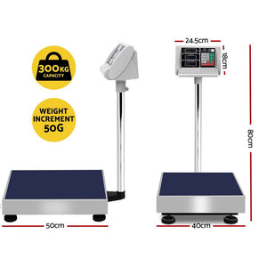 Large 300KG Digital Commercial Graded Platform Scales