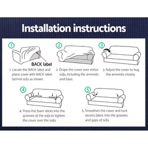 High Stretch Sofa Cover / Lounge Protector For 3 Seaters