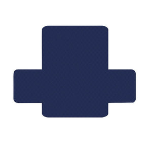 Navy Quilted Sofa / Couch Cover Protector - 3 Seater