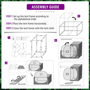 SF Grow Tent 150cm X 150cm X 200cm