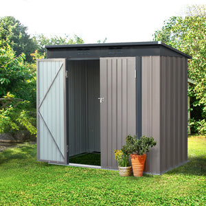 Giantz Garden Shed Sheds Outdoor Storage | 1.95x1.31M | Steel Workshop House | Tool