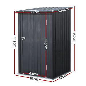 Giantz Garden Shed | Sheds Outdoor Tool | 0.99x1.04M | Storage Workshop House | Galvanised Steel