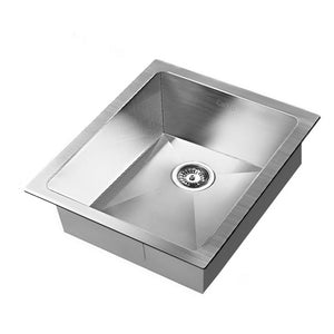 39cm x 45cm Stainless Steel Kitchen Sink | Under/Top/Flush Mount | Silver