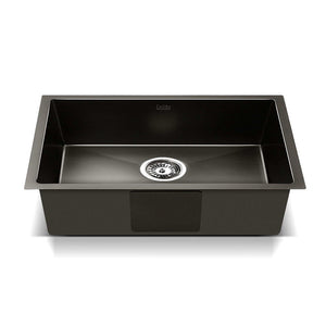 Stainless Steel Kitchen Sink | Under/Top/Flush Mount | 30cm x 45cm | Black