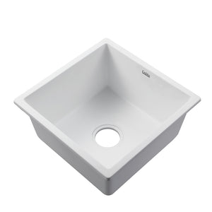 Cefito Stone Kitchen Sink - Granite Under/Topmount 450x450mm | Laundry Basin