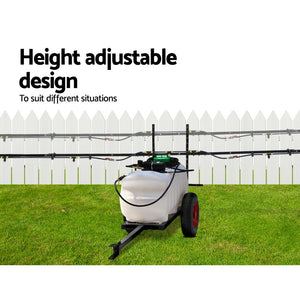 100L ATV Weed Sprayer Trailer With 5M Boom Extension