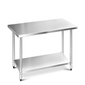 Commercial Hydroponic Stainless Steel Bench - 1219 x 610mm