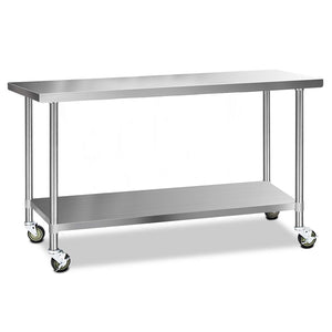 Commercial Hydroponic / Nursery Stainless Steel Work Bench - 1829MM x 610MM